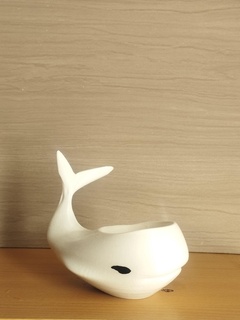 baleine pot animal jardin décoration conception 3d print model - Mito3D