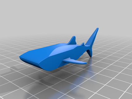 ballena tiburón animal acuático pez Oceano mar 3d impresión 3d print model - Mito3D