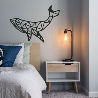 whale wall decoration 3d print model - Mito3D