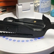 whale wire stripper scraper razor blade tool razor blade whale wire cutter wire stripper hand tools 3d print model - Mito3D