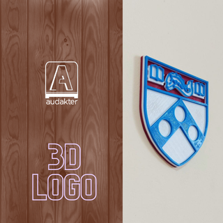 wharton 3d logotipo mba universidade bschool 3dlogo 3d print model - Mito3D
