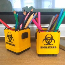 what-a-load disposal bin game viscera cleanup detal box biohazard videogame 3d print model - Mito3D