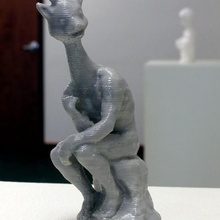 whatim giraffe Kunst Skulpturen - Spielzeug Denker scan rodan Originale mashup 123d catch 3d print model - Mito3D