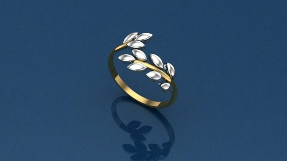 Weizen Ring Designs schick Ringe pandent Beste Schmuck Halsketten geben Single Stein Versprechen Hochzeit Fisch Delphin 3d print model - Mito3D