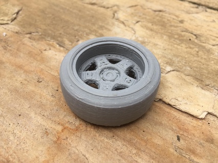 ruota+cerchio vari ruota 3d print model - Mito3D