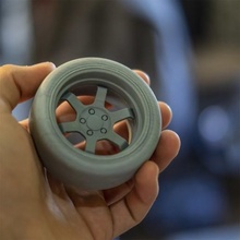 wheel car rim tire 3d print model - Mito3D