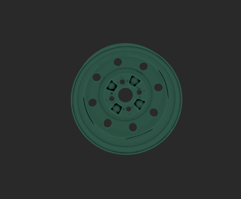 wheel - scanned by revopoint inspire 3d scanner 3dscanning wheel3d vehicles 3d print model - Mito3D