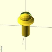 roue 10mm boulon DIY 3d print model - Mito3D