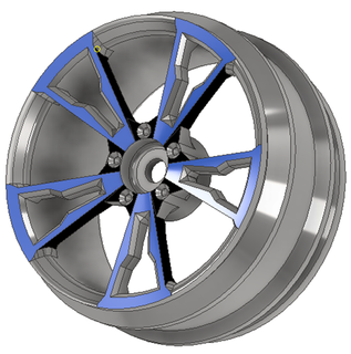 wheel 1 10 hexagon 12mm wheel llanta 1 10 rc drift car  3d print model - Mito3D