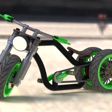 tekerlek bisiklet silgi grup seyyar bulmacalar montaj çıkarılabilir motosiklet Steampunk neon binmek tekerlekler pedal ayak oyuncak Sanat oyuncaklar işlevsel mekanik alçak sürücü özel azim 3d print model - Mito3D