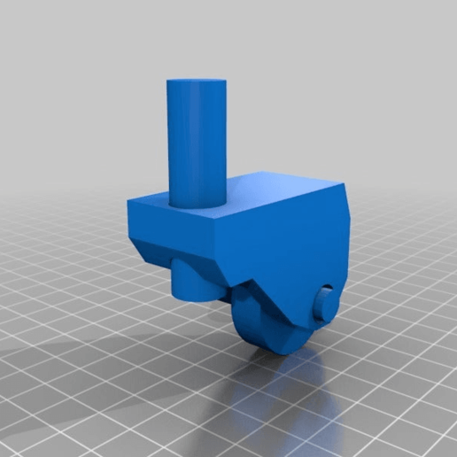 roue roulette 8mm fauteuil roulant replacement_parts 3D print model - Mito3D