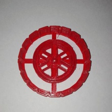 wheel cookie cutter cookies home 3d print model - Mito3D
