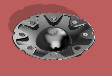 wheel cover cap disk 3d print model - Mito3D