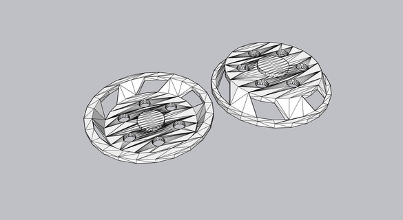 roue couverture gaine art 3d print model - Mito3D