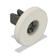 rueda de cestas lavavajillas casa cocina lava la vajilla rodillo el clip 3d print model - Mito3D