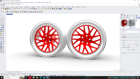 rueda esr es11 1 18 juego ruedas rin maserati borde Deportes Arte carritos coches coche vehiculo modelado 3d print model - Mito3D
