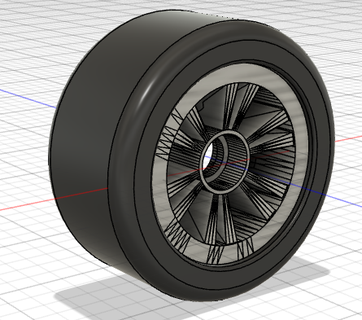 wheel f1 2022 Game formula 1 car ferrari rc 3d print model - Mito3D