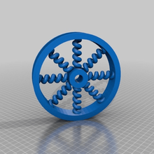 roue de feder art modèles 3d print model - Mito3D