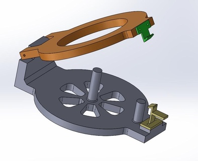 wheel gluing machine 1 8 tt ciberios rc buggy mugen wheels paste cyberios xray mayako 3d print model - Mito3D