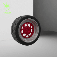 roue jdm inspiré 07may r1 3d print model - Mito3D
