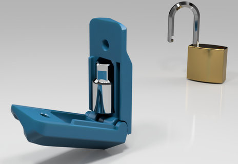 wheel lugnut lock security box Game automotive rims auto cars vehicle 3d print model - Mito3D