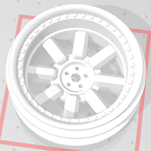 roue rc 1 10 jeu tamiya jante voiture traxxas la dérive hexagone 6mm 3d print model - Mito3D