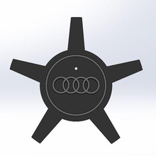 tekerlek jant şapka Audi a4 araba Kulp destek 3d print model - Mito3D
