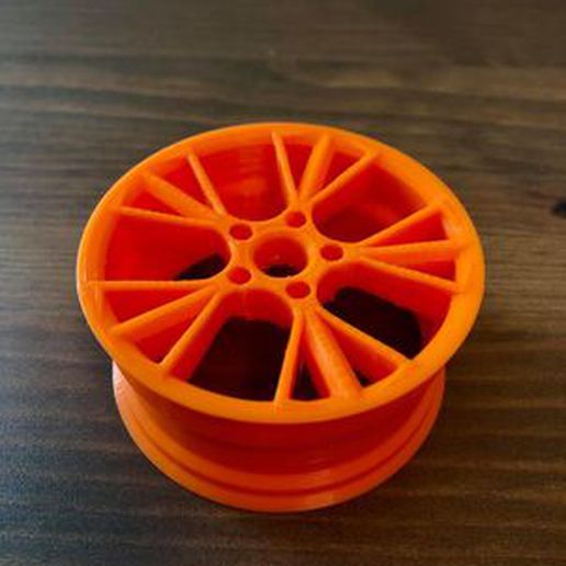 ruota cerchio modello 3 cerchione rccar 3D print model - Mito3D
