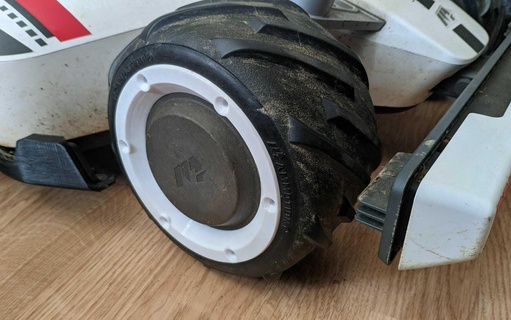 tekerlek yüzük conta gürültü izin vermek örtmek kılıf koruma çim biçme makinesi tekerlekler 3d print model - Mito3D