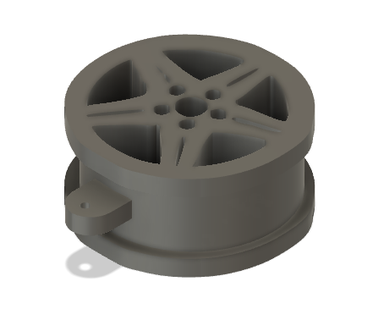 rueda neumático llavero 1 llaves borde decoración 3d print model - Mito3D