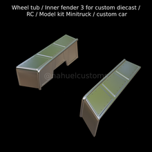 wheel tub fender 3 custom diecast rc model kit minitruck car tubs arches mini truck revell amt 3d print model - Mito3D