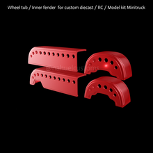 wheel tub fender custom diecast rc model kit minitruck tubs arches mini truck revell amt 3d print model - Mito3D