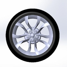 roda de projeto torcido vários modelo o design carros 3d print model - Mito3D