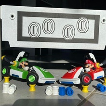 roue type original mario kart vivre circuit Jeu rc dérive course figurine Jeux commutateur 3d print model - Mito3D