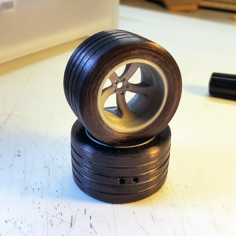 roue pneumatique divers 3D print model - Mito3D