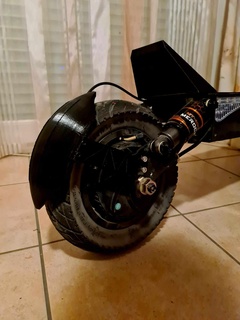 rueda limpiaparabrisas guardabarros mobygum xenón scooter dualtron helio 3d print model - Mito3D
