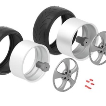 rueda vs fk neumático postura preparar toyota gr supra 3d impresión modelo juego toyotire borde sintonizadores 3d print model - Mito3D