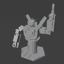 Wheeljack Transformer Kunst Büste 3d print model - Mito3D