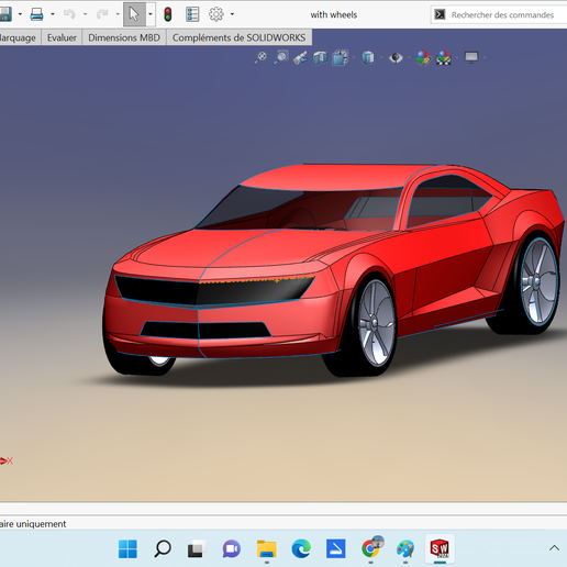 ruote 3D print model - Mito3D