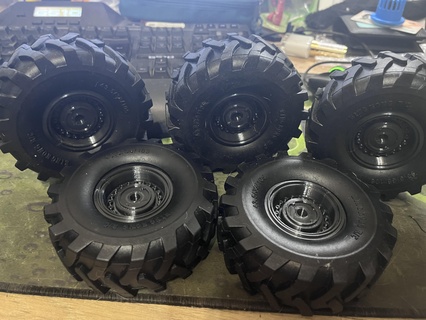 wheels bruder Game volvo a60h radio control rc truck whee 3d print model - Mito3D