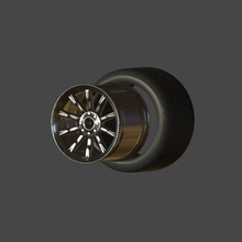 ruedas personalizado modelo coche vehiculo llantas 3d print model - Mito3D
