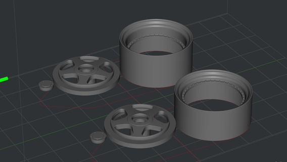 wheels oz futura 3p Various high poly mercedes rim 1/18 1/24 scalemodel norev racing motor sport car mb wheel anycubic speed line 3d print model - Mito3D