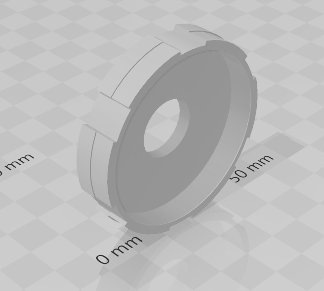 rodas robótico cortador grama 3D print model - Mito3D