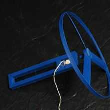 whirligig Fliegen, spinner, Fliegen 30 m 10 Spiel 3d openscad propeller - Spielzeug mechanische 3d print model - Mito3D