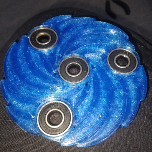 bañera de hidromasaje spinner juego 608 cojinete fidget la juguete rodamiento 3D print model - Mito3D