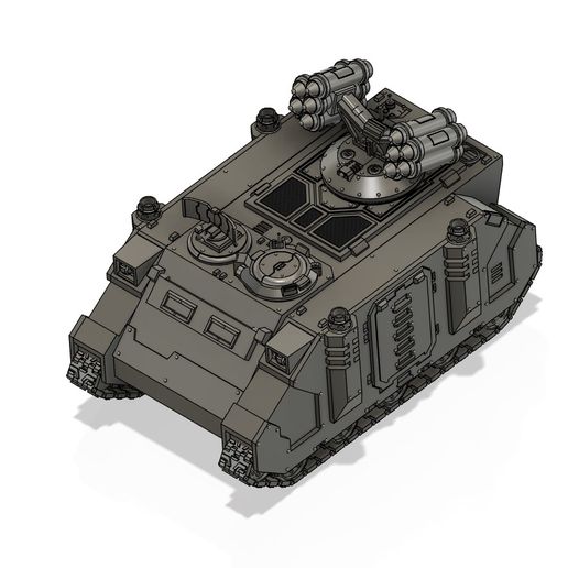 whirlwind mk1 missle launcher warhammer 40 000 space marine rhino transport armour armor whilwing mki 30k horus heresy 3D print model - Mito3D