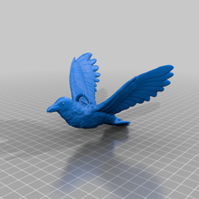 sifflet corbeau oiseau corvidé resculpt animaux 3d print model - Mito3D