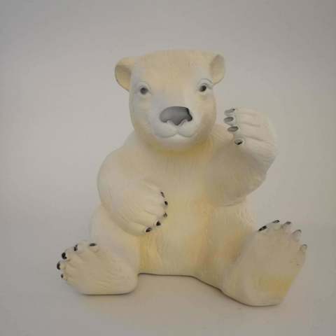 white bear verse2 gadget polar teddy decoration wild animal 3D print model - Mito3D