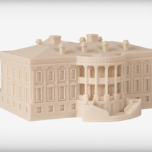 white house executive architecture building branch government president 3d print model - Mito3D