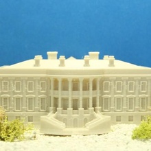 white house seetheworld Kunst Modelle 3d print model - Mito3D